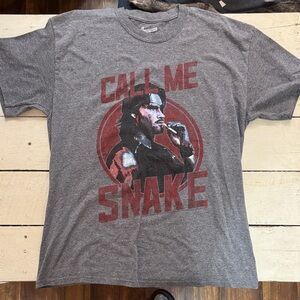 Call Me Snake Graphic Tee - Gray